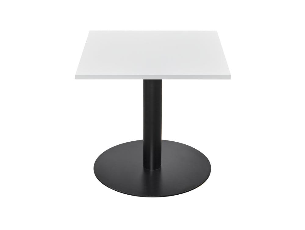 Square Dining Black Table 800mm 2