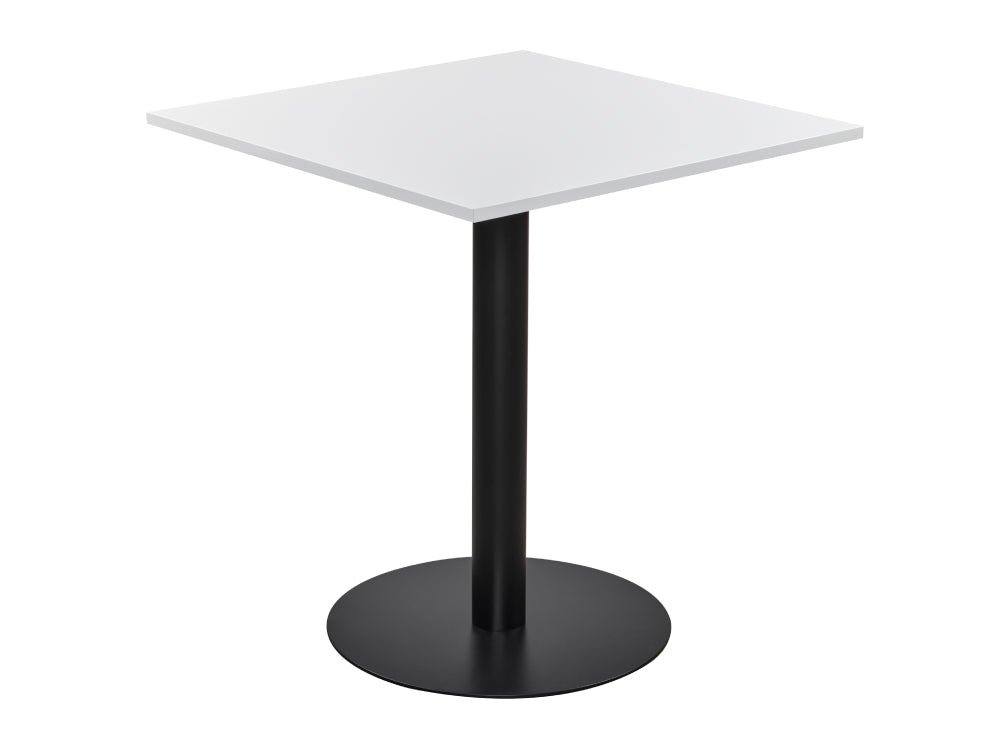 Square Poseur Black Table 1000mm 2