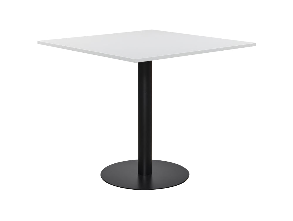 Square Poseur Black Table 1200mm