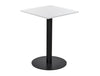 Square Poseur Black Table 800mm 2