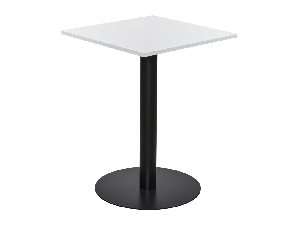 Square Poseur Black Table 800mm 2