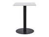 Square Poseur Black Table 800mm 3