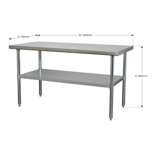 Stainless Steel Workbench 1.5m AP1560SS 2