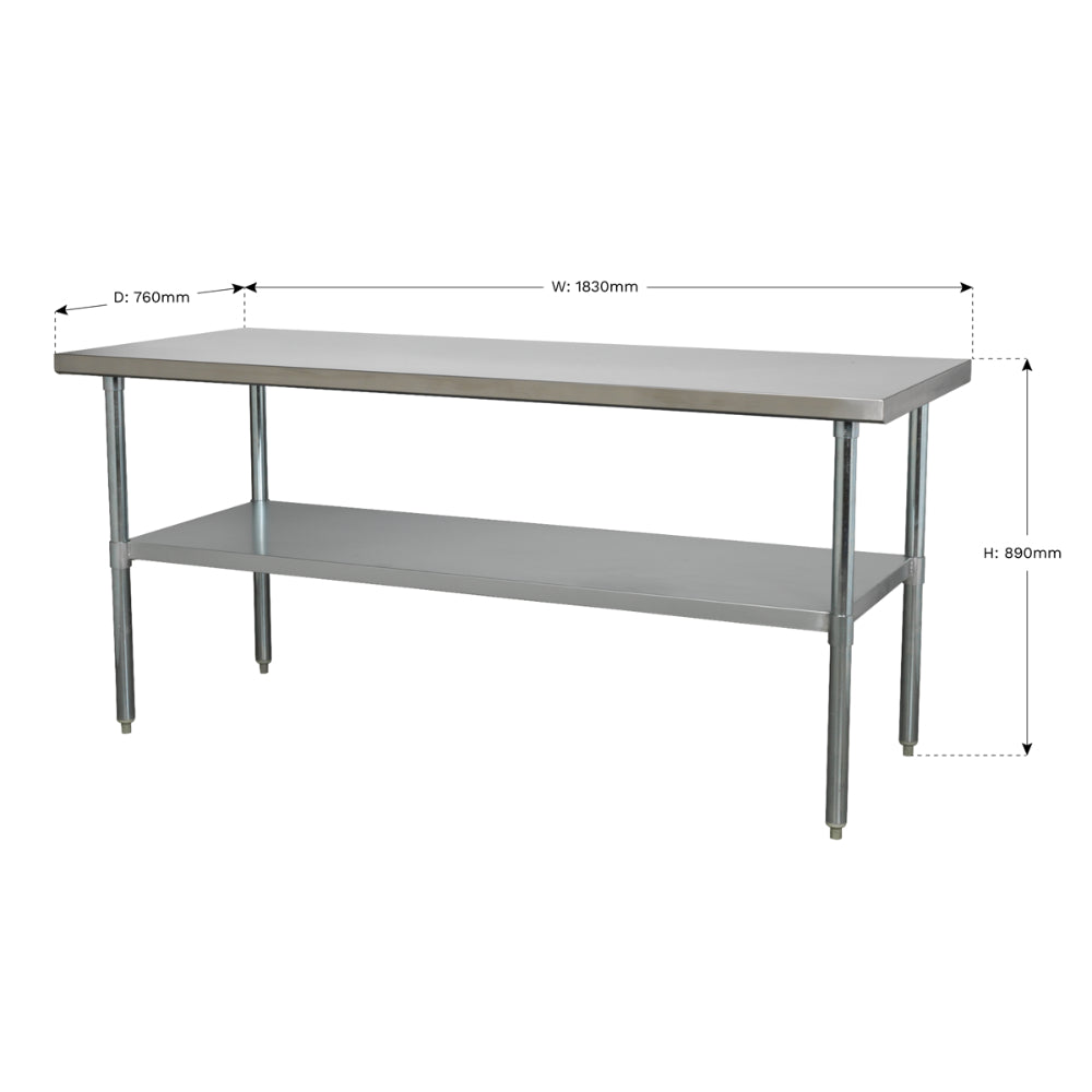 Stainless Steel Workbench 1.8m AP1872SS 2