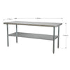 Stainless Steel Workbench 1.8m AP1872SS 2