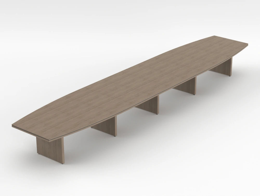 Status Executive Boardoom Table 6800Mm Grey Oak Finish