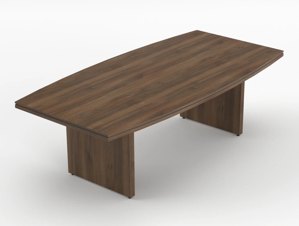 Status Executive Meeting Room Table 2400Mm Canadian Oak Finish