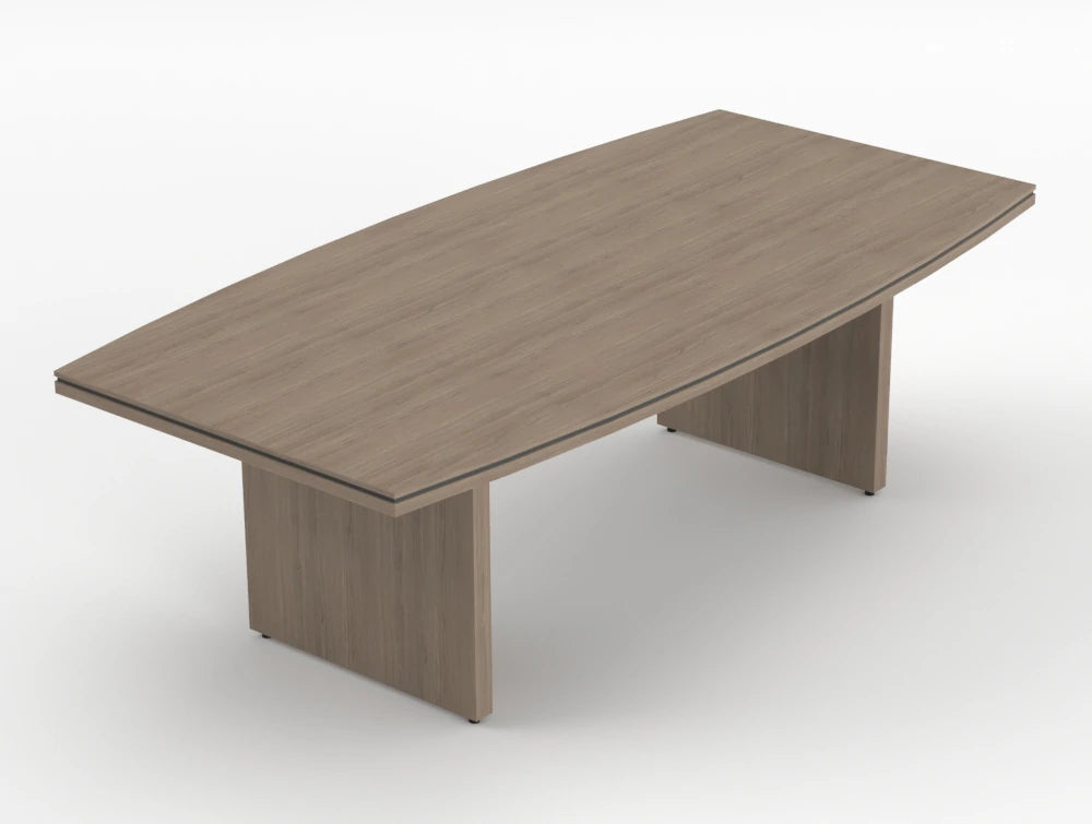 Status Executive Meeting Room Table 2400Mm Canadian Oak Finish