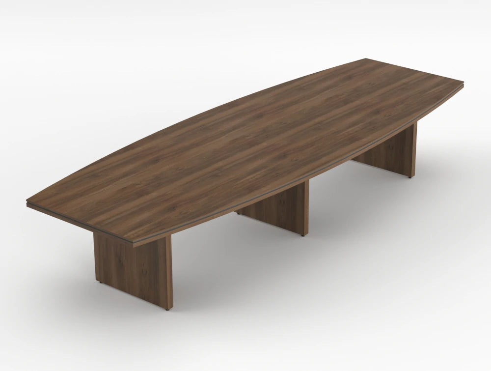 Status Executive Meeting Room Table 4000Mm Canadian Oak Finish