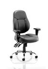 Storm High Back Task Operator Office Chair With Arms OP000129 1