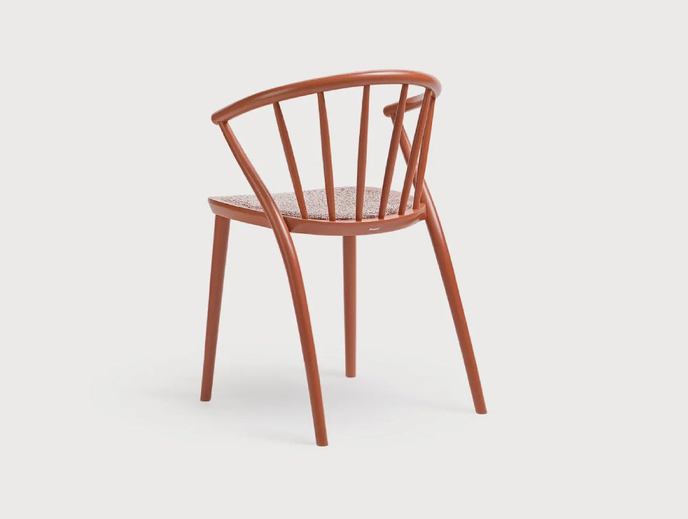 Sudoku Wooden Dining Chair with Seat Pad 2