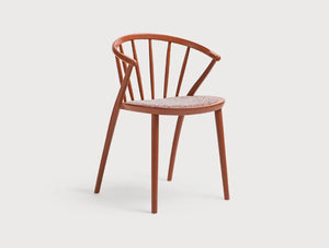 Sudoku Wooden Dining Chair with Seat Pad