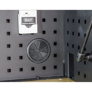 Superline PRO Black Edition Top Hutch and 2 Drawer Riser 1549mm AP6203BE 4