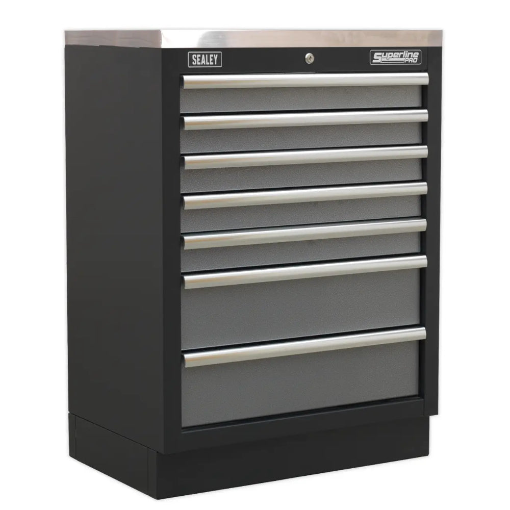 Superline PRO Corner Storage System with Stainless Worktop 1.55m APMSSTACK08SS 4