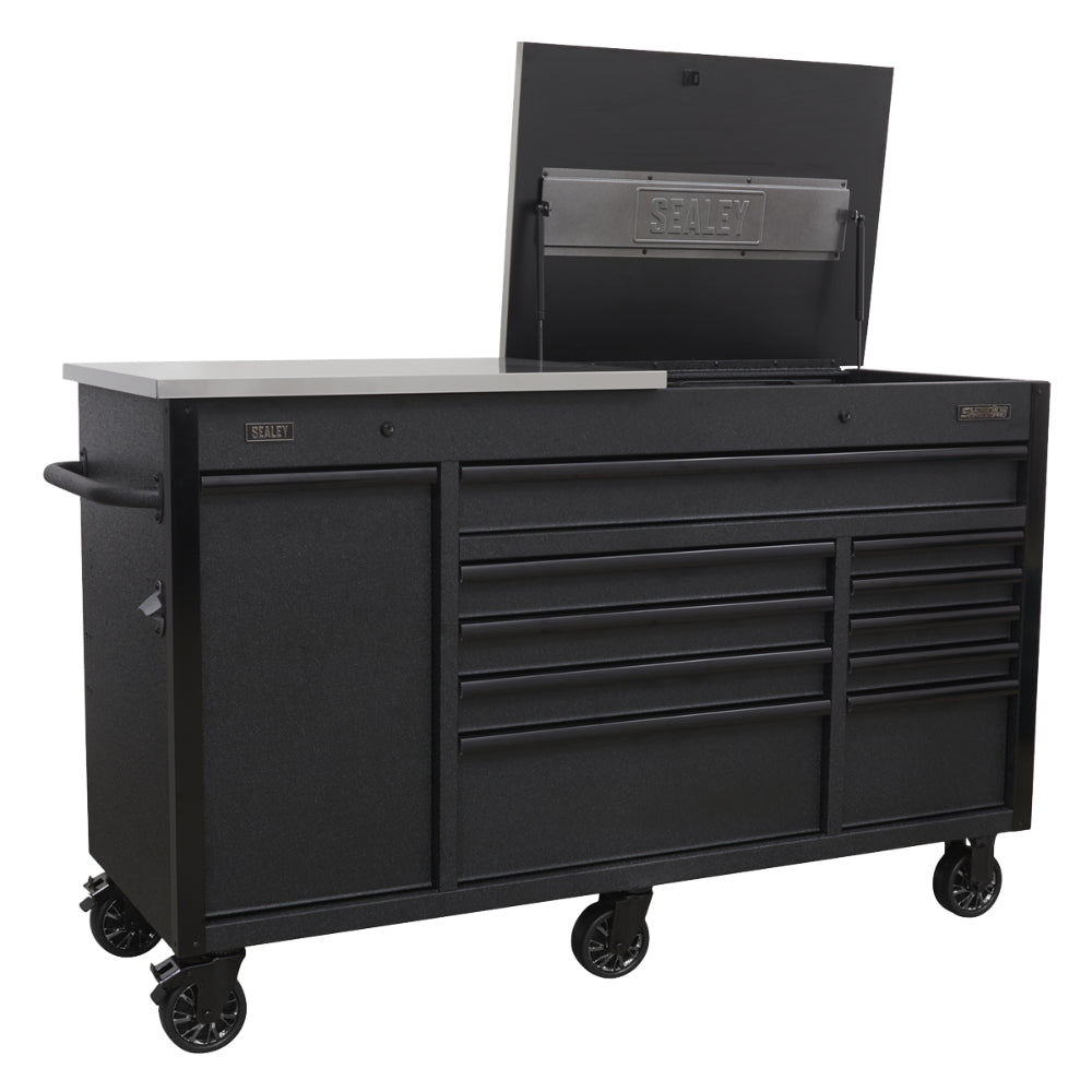 Superline PRO Mobile Tool Cabinet with Power Tool Charging Drawer 1600mm AP6310BE 6