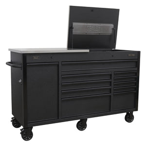 Superline PRO Mobile Tool Cabinet with Power Tool Charging Drawer 1600mm AP6310BE 6
