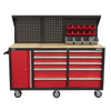 Superline PRO Mobile Workstation with Backboard 10 Drawer AP6310 3