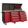 Superline PRO Mobile Workstation with Backboard 10 Drawer AP6310 7