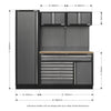 Superline PRO Storage System with Pressed Wood Worktop 1.96m APMSSTACK10W 8