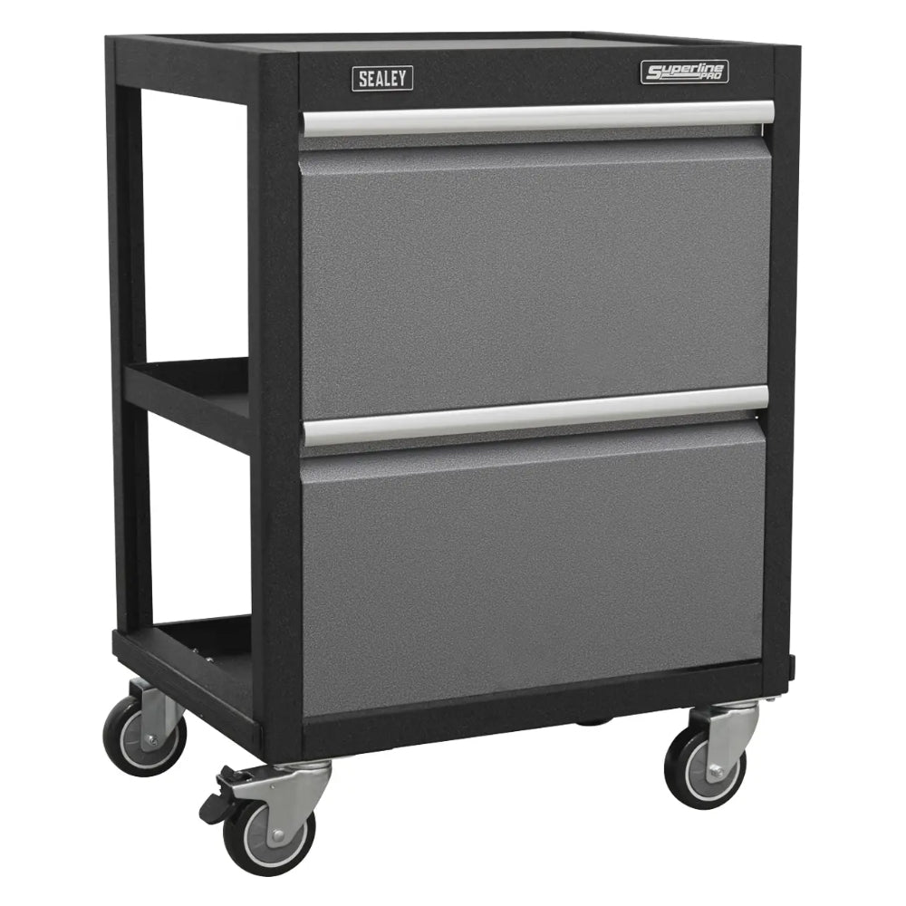 Superline PRO Storage System with Pressed Wood Worktop 2.04m APMSSTACK12W 6