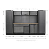Superline PRO Storage System with Pressed Wood Worktop 3.24m APMSSTACK13W 11
