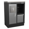 Superline PRO Storage System with Pressed Wood Worktop 4.92m APMSSTACK15W 2