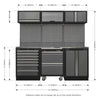 Superline PRO Storage System with Stainless Steel Worktop 2.04m APMSSTACK12SS 12