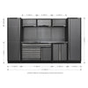 Superline PRO Storage System with Stainless Steel Worktop 3.24m APMSSTACK13SS 11