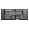 Superline PRO Storage System with Stainless Steel Worktop 4.92m
