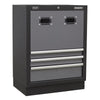 Superline PRO Storage System with Stainless Steel Worktop 4.92m APMSSTACK16SS 5