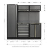 Superline PRO Storage System with Stainless Worktop 1.96m APMSSTACK02SS 10