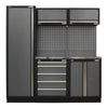 Superline PRO Storage System with Stainless Worktop 1.96m