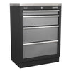 Superline PRO Storage System with Stainless Worktop 2.04m APMSSTACK07SS 3