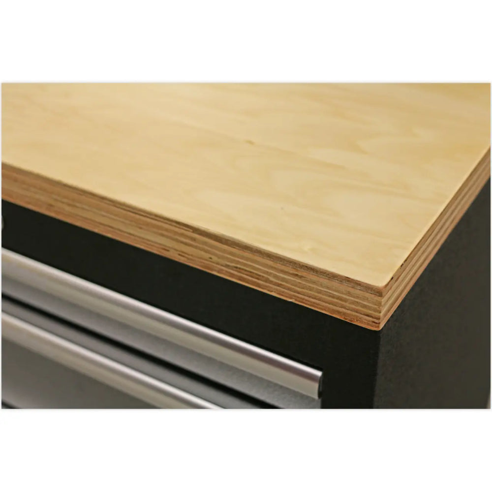Superline PRO Storage System with Wood Worktop 3.24m APMSSTACK03W 11