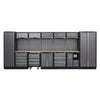 Superline PRO Storage System with Wood Worktop 4.92m