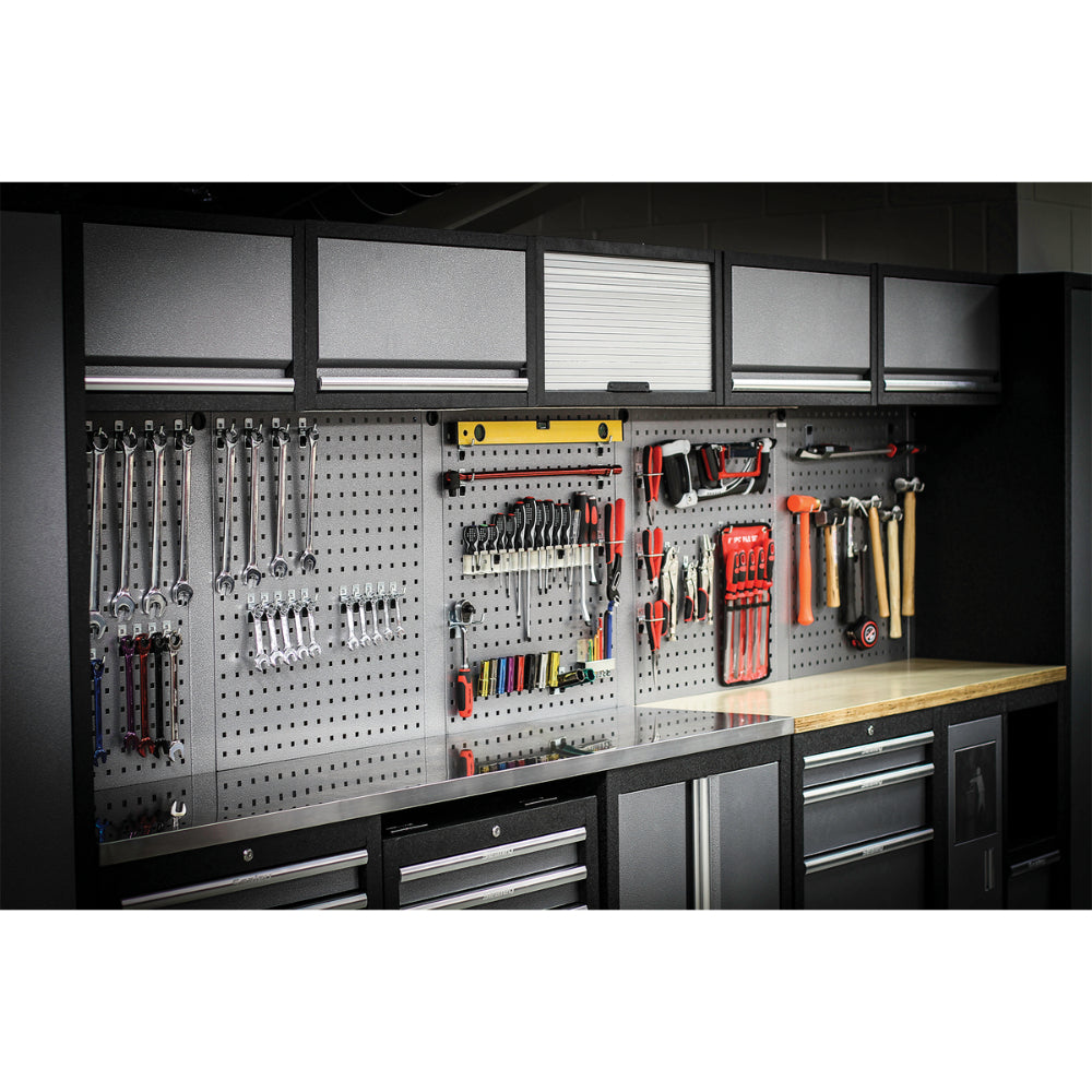 Superline PRO Storage System with Wood Worktop 4.92m APMSSTACK01W 2
