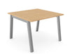 Switch Single Piece Square Meeting Table  A Leg