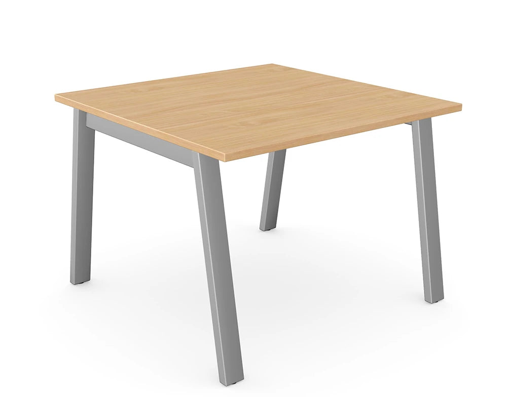 Switch Single Piece Square Meeting Table  A Leg
