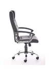 Thrift Executive Chair Black Soft Bonded Leather With Padded Arms EX000163 6