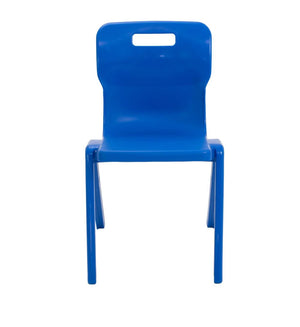 Titan Antibacterial 1-Piece Chair - Blue