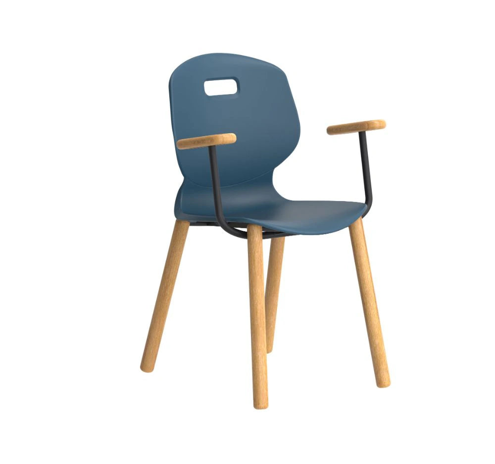 Titan Arc Wooden Four Leg Frame with Arms TA15_5SB 1