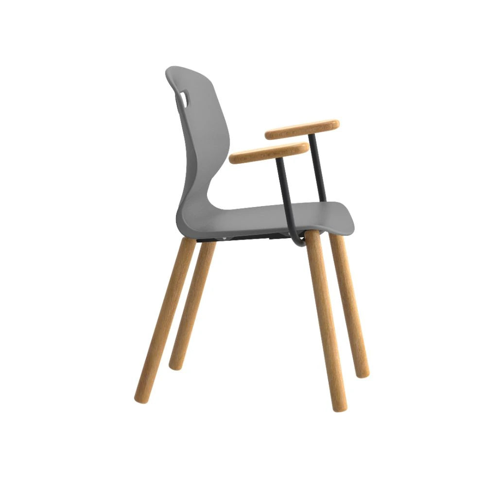 Titan Arc Wooden Four Leg Frame with Arms TA15_6GR 4