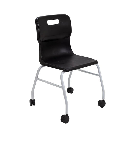 Titan Move 4 Leg Chair with Castors T301-B 1
