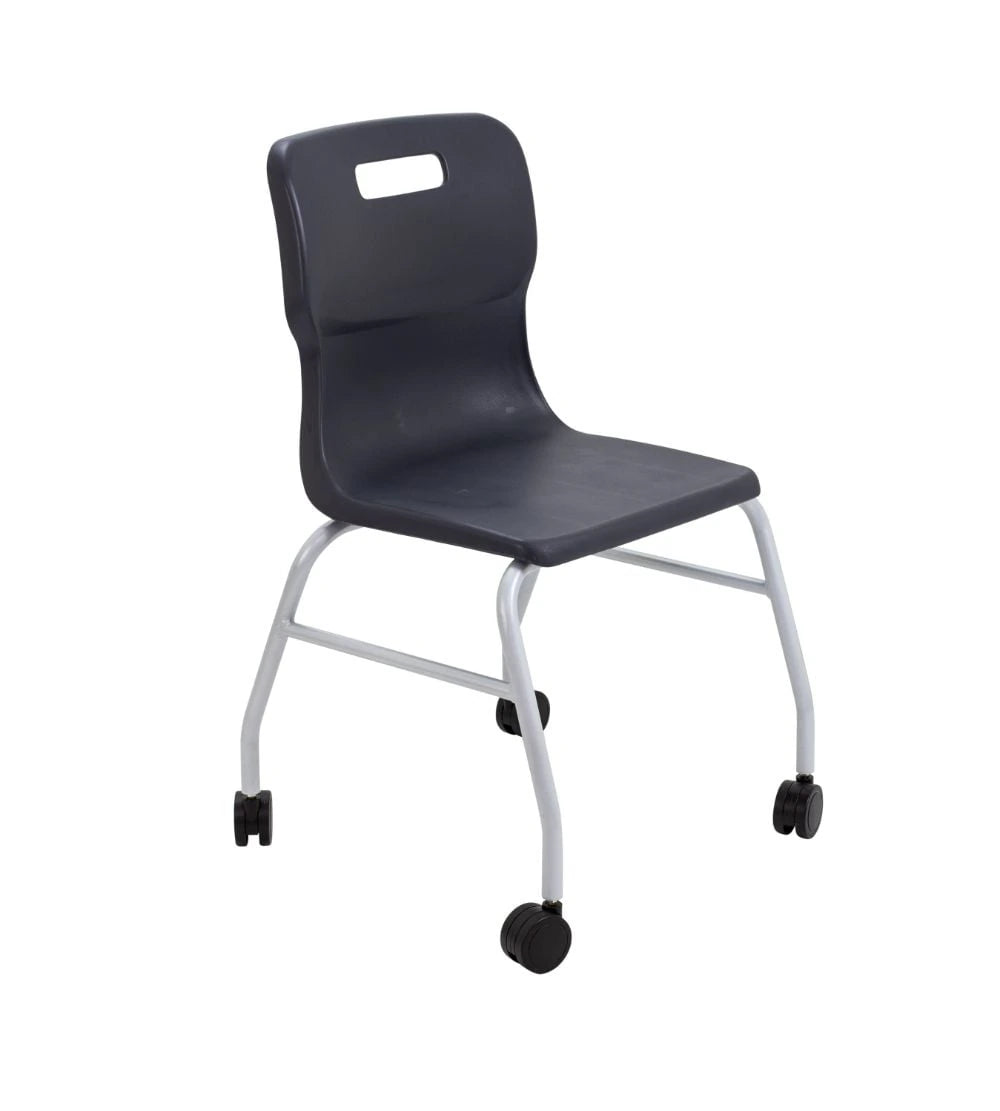 Titan Move 4 Leg Chair with Castors T301-C 1