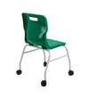 Titan Move 4 Leg Chair with Castors T301-GN 5