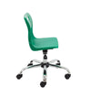 Titan Swivel Junior Chair with Chrome Base and Castors T30-GN 4