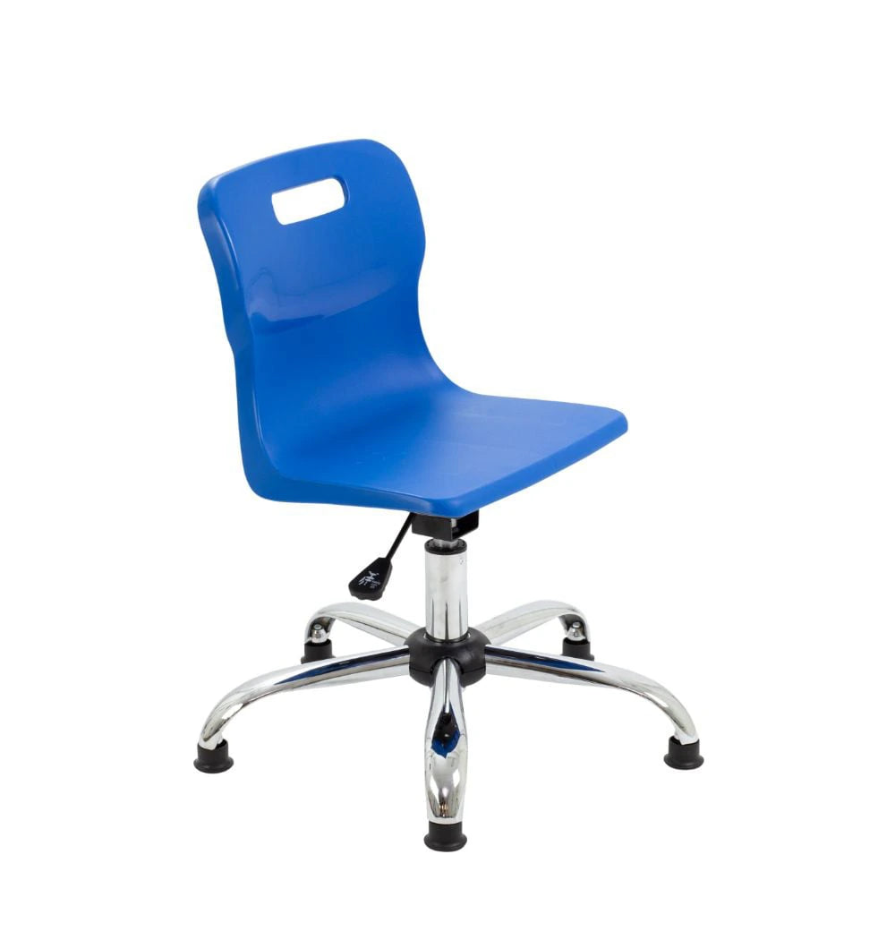 Titan Swivel Junior Chair with Chrome Base and Glides T30-BG 1