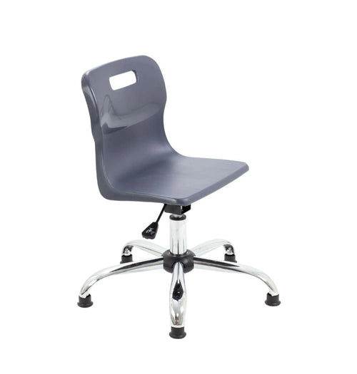 Titan Swivel Junior Chair with Chrome Base and Glides T30-BG 1