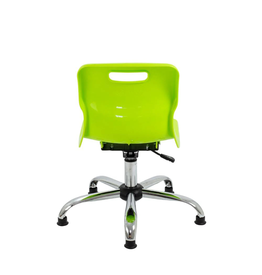 Titan Swivel Junior Chair with Chrome Base and Glides T30-LG 6