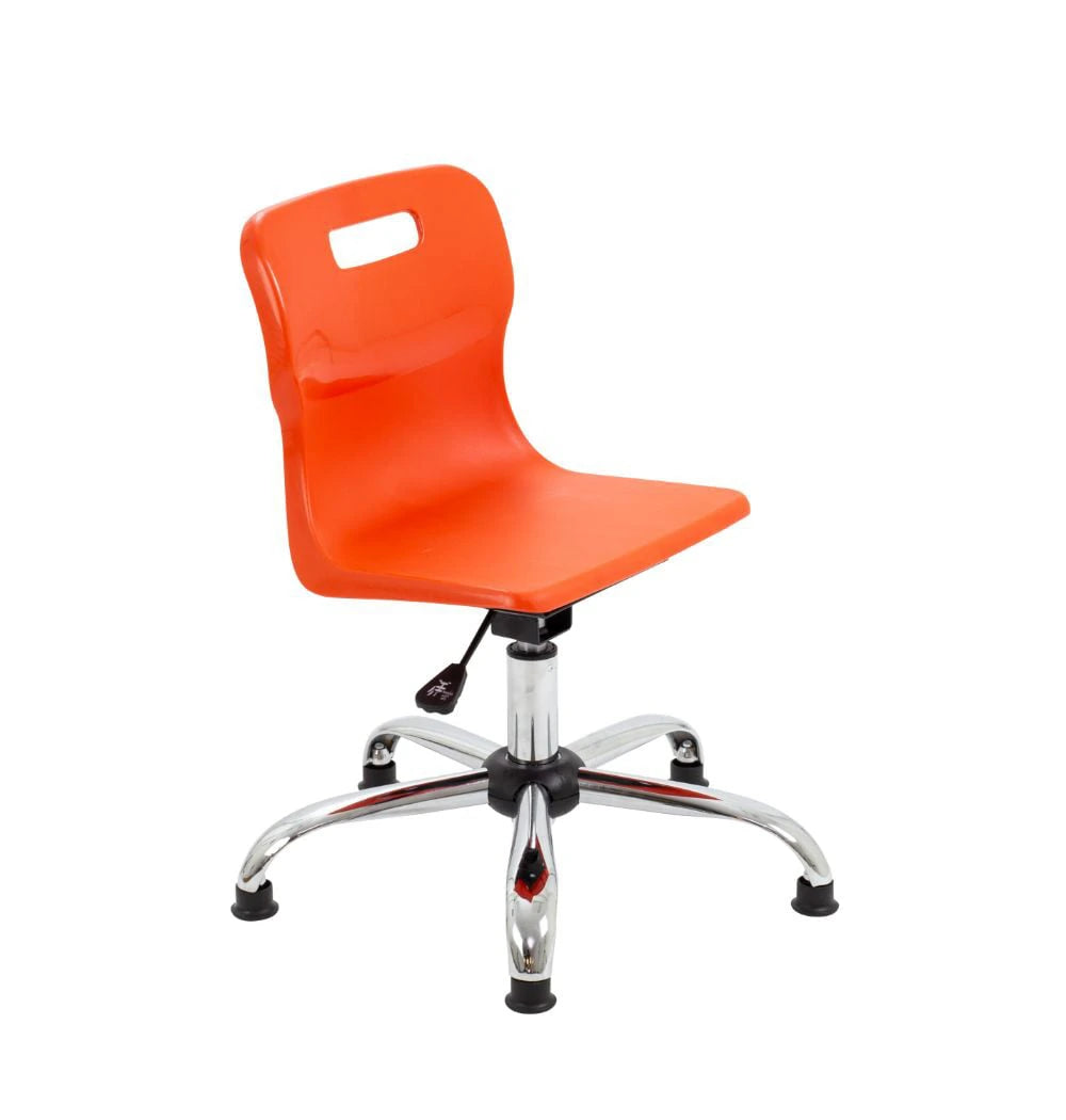 Titan Swivel Junior Chair with Chrome Base and Glides T30-OG 1
